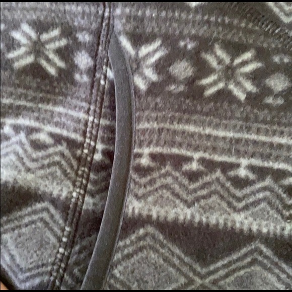 Woolrich fleece Gray Vest Womens Petite Large - Picture 3 of 8